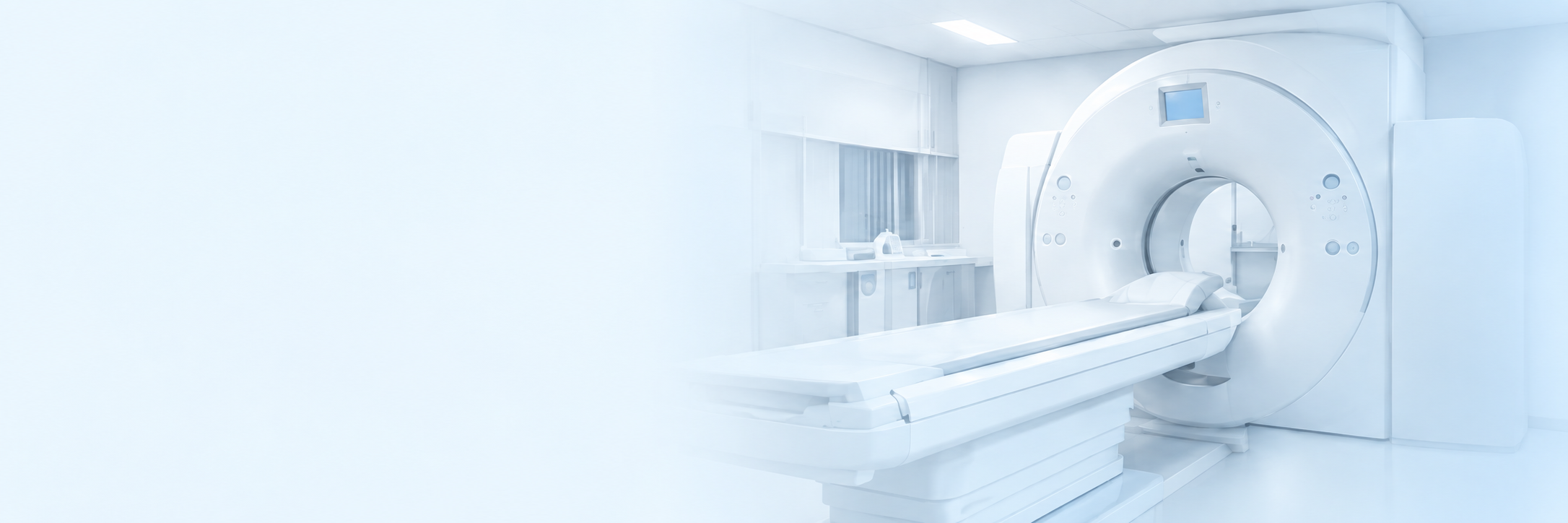 CT scanner in a medical imaging suite